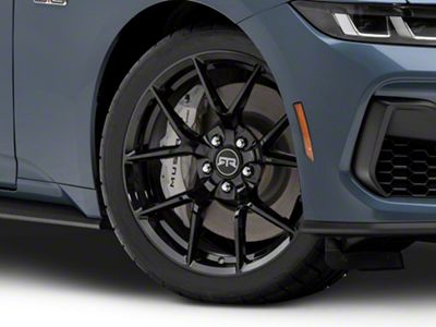 RTR Tech 5 Gloss Black Wheel; 19x9.5; 33mm Offset (24-25 Mustang)