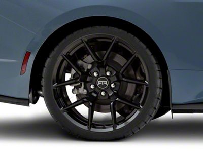 RTR Tech 5 Gloss Black Wheel; Rear Only; 20x10.5; 45mm Offset (24-25 Mustang)