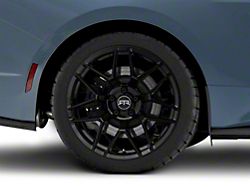 RTR Tech 7 Gloss Black Wheel; Rear Only; 19x10.5; 45mm Offset (24-25 Mustang)