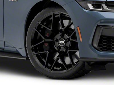 RTR Tech 7 Gloss Black Wheel; 20x9.5; 33mm Offset (24-25 Mustang)