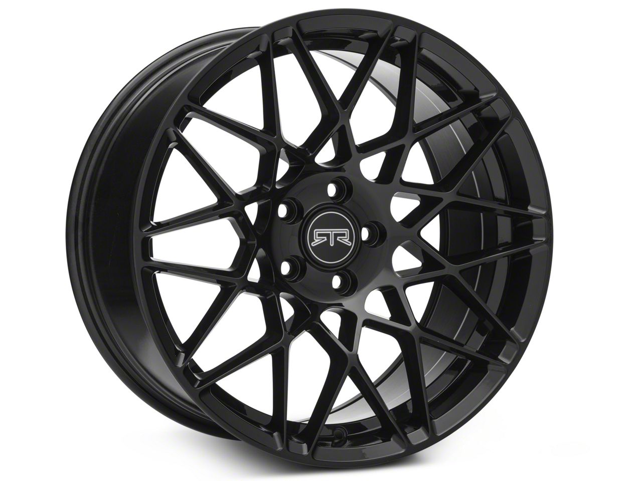 最高級 Wheel; Black Gloss Mesh Tech Mustang RTR 20x9.5; Offset 33mm ミニカー