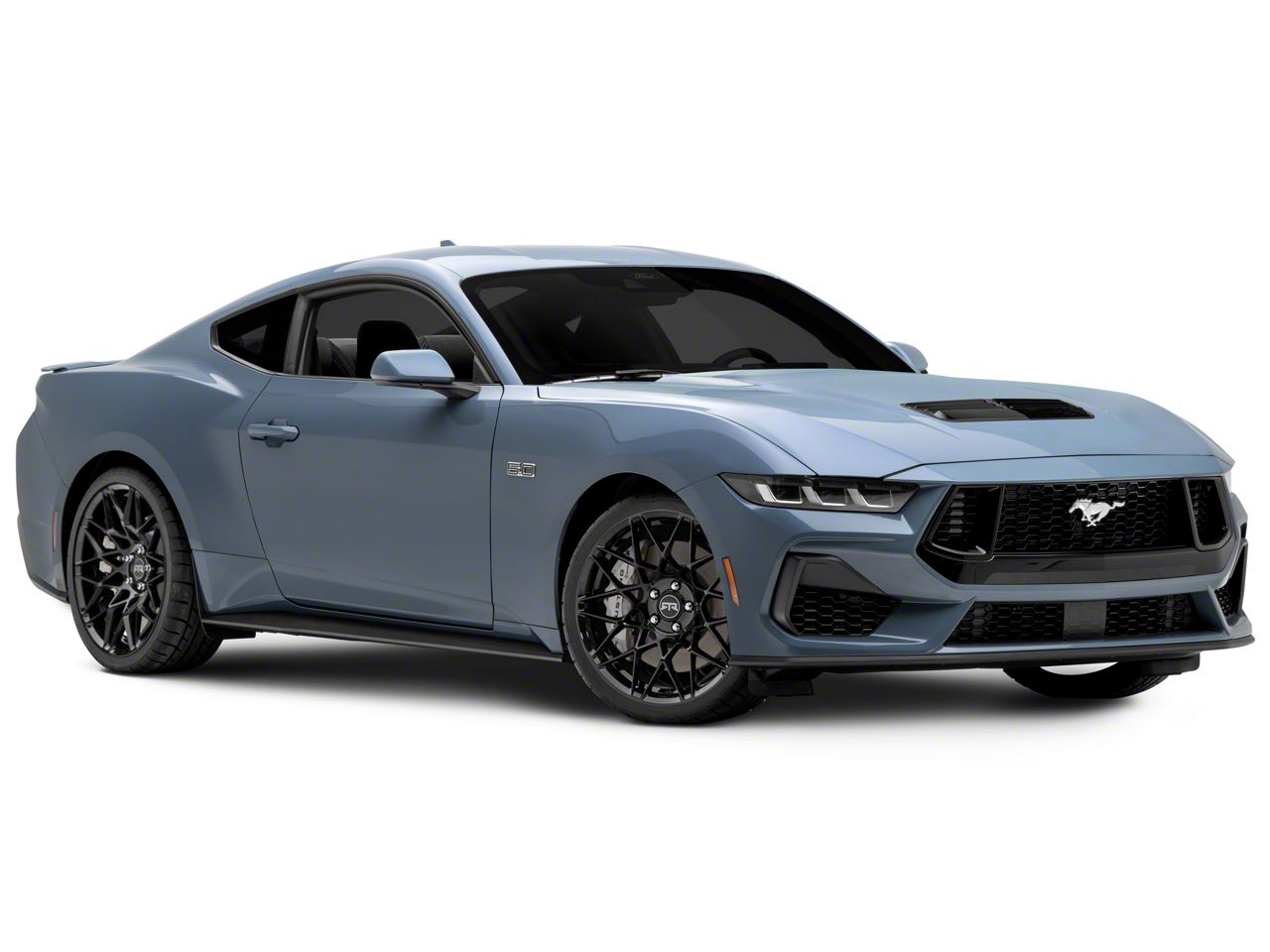一番の RTR Mustang Tech Mesh Gloss Black Wheel; 20x9.5; 33mm Offset ミニカー