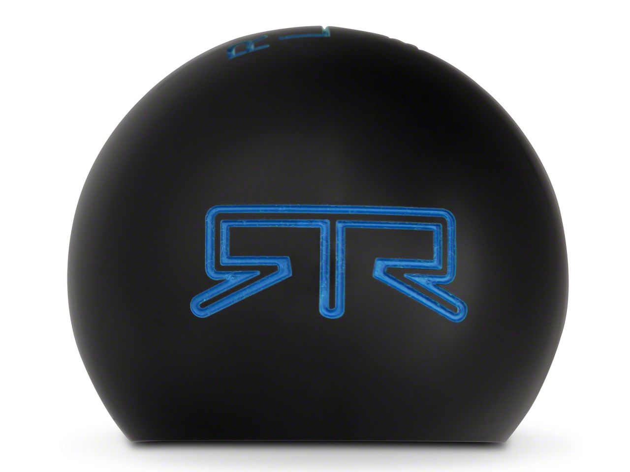 RTR White Shift Knob - Blue Engraving (11-14 Mustang) - RTR Vehicles