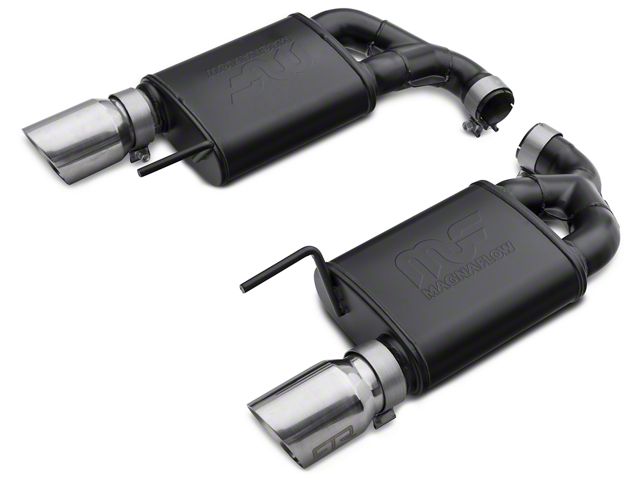 RTR Tactical Performance Competition Spec Axle-Back Exhaust with Polished Tips (15-17 Mustang GT)