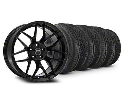 19x9.5 RTR Tech 7 Wheel & Continental All-Season ExtremeContact DWS06 PLUS Tire Package (15-23 Mustang GT, EcoBoost, V6)