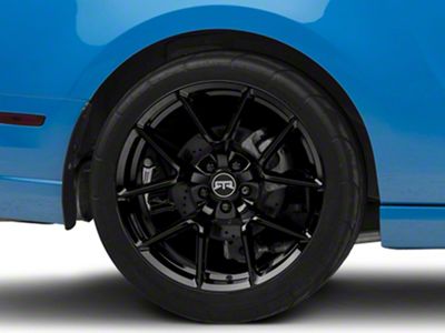 RTR Tech 5 Gloss Black Wheel; Rear Only; 20x10.5; 45mm Offset (10-14 Mustang)