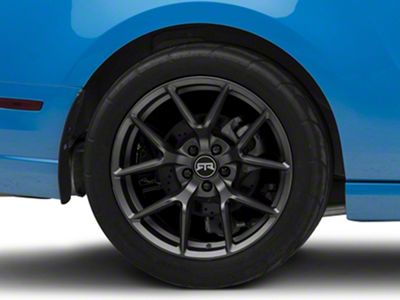 RTR Tech 5 Satin Charcoal Wheel; Rear Only; 19x10.5; 45mm Offset (10-14 Mustang)