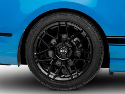 RTR Tech 7 Gloss Black Wheel; Rear Only; 19x10.5 (10-14 Mustang)