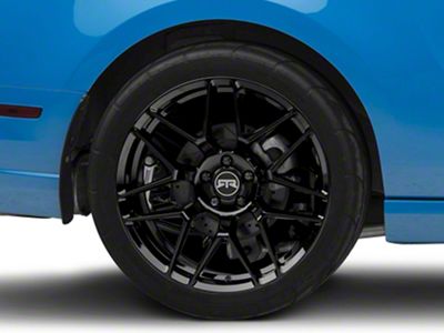 RTR Tech 7 Gloss Black Wheel; Rear Only; 20x10.5; 45mm Offset (10-14 Mustang)