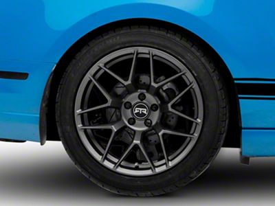 RTR Tech 7 Satin Charcoal Wheel; Rear Only; 19x10.5; 45mm Offset (10-14 Mustang)