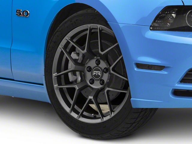RTR Tech 7 Satin Charcoal Wheel; 19x9.5 (10-14 Mustang)