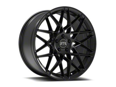 RTR Tech Mesh Gloss Black Wheel; Rear Only; 19x10.5; 45mm Offset (24-25 Mustang)