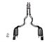 RTR Tactical Performance Competition Spec Cat-Back Exhaust with Black Tips (15-17 Mustang GT)