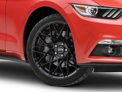 RTR Tech Mesh Gloss Black Wheel; 20x9.5 (15-23 Mustang GT, EcoBoost, V6)