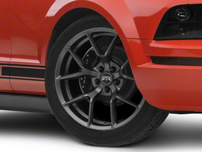 RTR Tech 5 Satin Charcoal Wheel; 19x9.5 (05-09 Mustang)