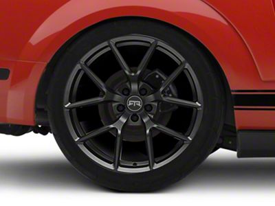 RTR Tech 5 Satin Charcoal Wheel; Rear Only; 20x10.5; 45mm Offset (05-09 Mustang)