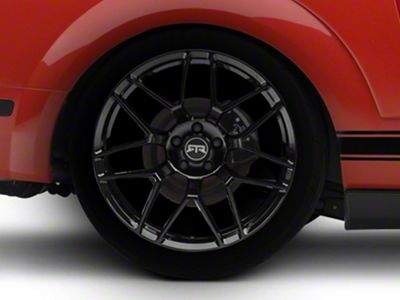 RTR Tech 7 Gloss Black Wheel; Rear Only; 20x10.5; 45mm Offset (05-09 Mustang)