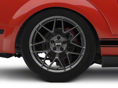RTR Tech 7 Satin Charcoal Wheel; Rear Only; 19x10.5; 45mm Offset (05-09 Mustang)
