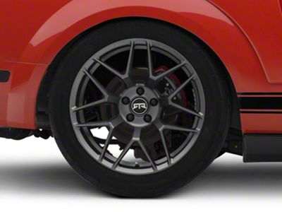RTR Tech 7 Satin Charcoal Wheel; Rear Only; 19x10.5 (05-09 Mustang)