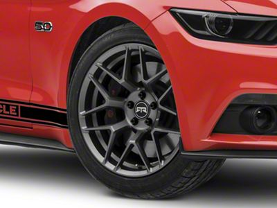 RTR Tech 7 Satin Charcoal Wheel; 19x9.5; 33mm Offset (15-23 Mustang GT, EcoBoost, V6)