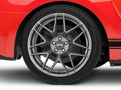 RTR Tech 7 Satin Charcoal Wheel; Rear Only; 20x10.5; 45mm Offset (15-23 Mustang GT, EcoBoost, V6)