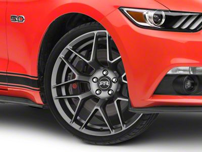 RTR Tech 7 Satin Charcoal Wheel; 20x9.5; 33mm Offset (15-23 Mustang GT, EcoBoost, V6)