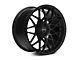 Staggered RTR Tech Mesh Gloss Black Wheel and Pirelli Tire Kit; 19x9.5/10.5 (05-14 Mustang GT w/o Performance Pack, V6)