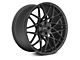 Staggered RTR Tech Mesh Satin Charcoal Wheel and NITTO INVO Tire Kit; 20x9.5/10.5 (05-14 Mustang GT w/o Performance Pack, V6)