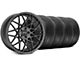 RTR Tech Mesh Satin Charcoal Wheel and Sumitomo Maximum Performance HTR Z5 Tire Kit; 20x9.5 (05-14 Mustang GT w/o Performance Pack, V6)