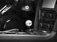 RTR 6-Speed Shift Knob; White/Black (11-14 Mustang GT, V6)