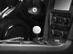 RTR 6-Speed Shift Knob; White/Gray (11-14 Mustang GT, V6)