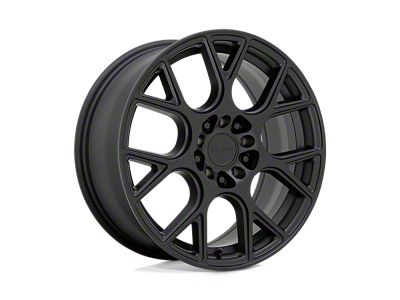 RUFF Drift Matte Black Wheel; 17x7.5; 38mm Offset (05-09 Mustang GT, V6)