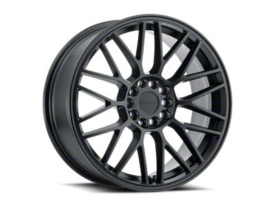 RUFF Overdrive Matte Black Wheel; 18x8; 38mm Offset (16-24 Camaro, Excluding SS w/ 6-Piston Front Calipers & ZL1)