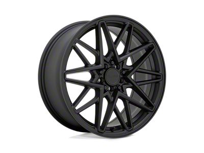 RUFF Clutch Matte Black Wheel; 18x8; 38mm Offset (24-25 Mustang)