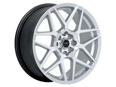 RUFF R351 Silver with Machined Face Wheel; 18x8; 40mm Offset (24-25 Mustang)