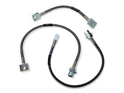 Russell Stainless Steel Braided Brake Line Kit; Front and Rear (87-93 5.0L Mustang)