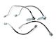 Russell Stainless Steel Braided Brake Line Kit; Front and Rear (96-98 Mustang GT)