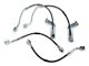 Russell Stainless Steel Braided Brake Line Kit; Front and Rear (99-04 Mustang GT, V6 w/o Traction Control)