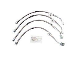 Russell Stainless Steel Braided Brake Line Kit; Front and Rear (97-04 Corvette C5)