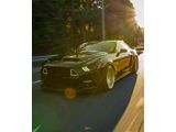 S550 Euros 2018 Style Headlights; Black Housing; Clear Lens (15-17 Mustang GT, EcoBoost, V6)