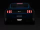 S550 Euros 2024 Style Tail Lights; Black Housing; Clear Lens (15-23 Mustang)