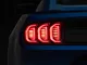 S550 Euros V2 LED Tail Lights; Black Housing; Clear Lens (15-23 Mustang)