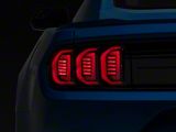 S550 Euros V2 LED Tail Lights; Black Housing; Smoked Lens (15-23 Mustang)