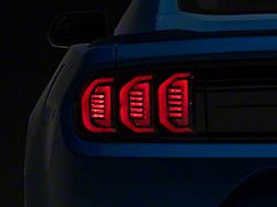 S550 Euros V2 LED Tail Lights; Black Housing; Smoked Lens (15-23 Mustang)