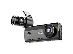 SAFY 4K AI-Powered Night Vision LCD Dash Cam; 256GB (Universal; Some Adaptation May Be Required)