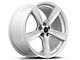 Saleen Secca Flo-Form Silver Wheel; 20x9 (05-09 Mustang)