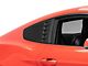 Saleen Quarter Window Louvers; Unpainted (15-23 Mustang Fastback)