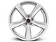 Saleen Secca Flo-Form Silver Wheel; Rear Only; 20x10 (10-14 Mustang)