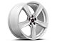 Saleen Secca Flo-Form Silver Wheel; 20x9 (10-14 Mustang)