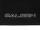 Saleen Front and Rear Floor Mats with Saleen Logo; Black (99-04 Mustang)